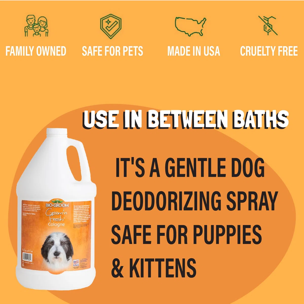 Bio groomn Frais Pet Cologne, 237 ML