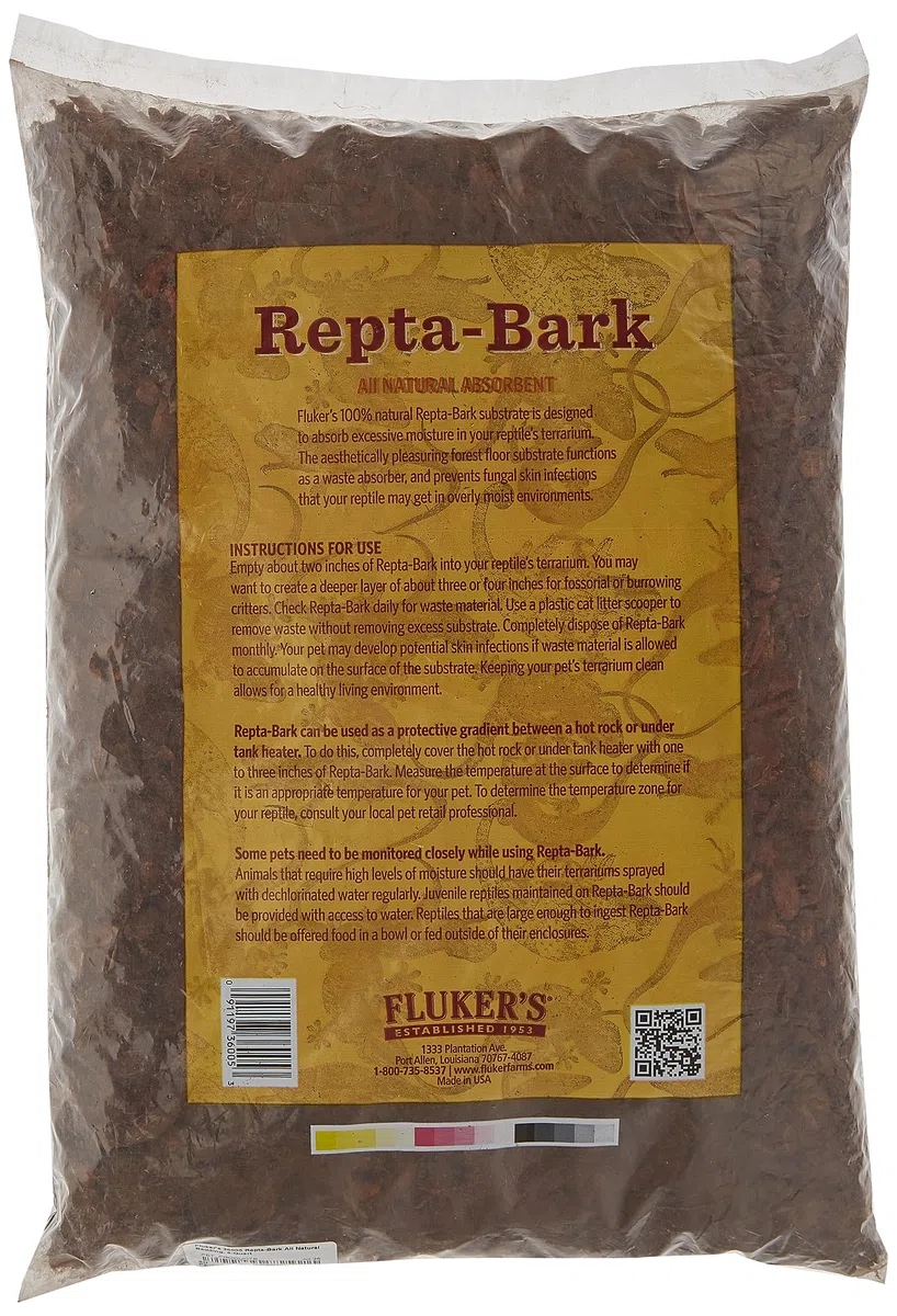 Fluker'S Repta-Bark Literie entièrement Naturelle 8 l