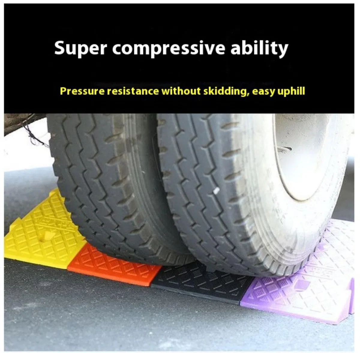 en Caoutchouc De Trottoir, Rampe De Seuil pour Marche Hauteur 5-13 Cm, Rampe De Bordure pour Trottoirs, Voitures, Camions, Accès, Vélos, Motos, Chiens, Fauteuils Roulants