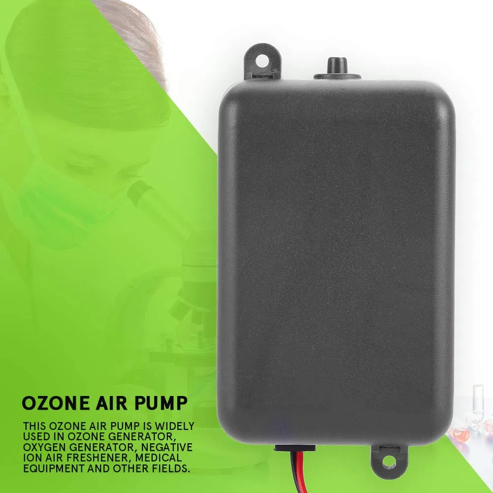 Pompe à Air à Continue Pompe à Air D'aquarium D' DC12v en Matériau ABS pour Accessoires de Générateur D'ozone