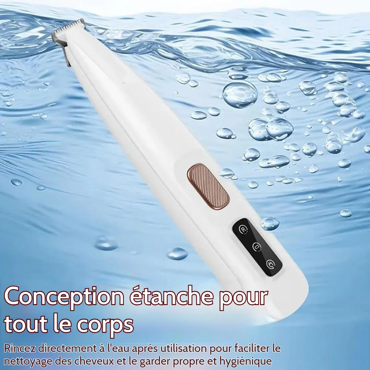 Patounet Tondeuse de précision pour chat, Tondeuse patte chien entre coussinets, Douce pour chien et chat, Lames céramique et inox, LED intégrée,toilettage zones sensibles sans stress (Avec lame)