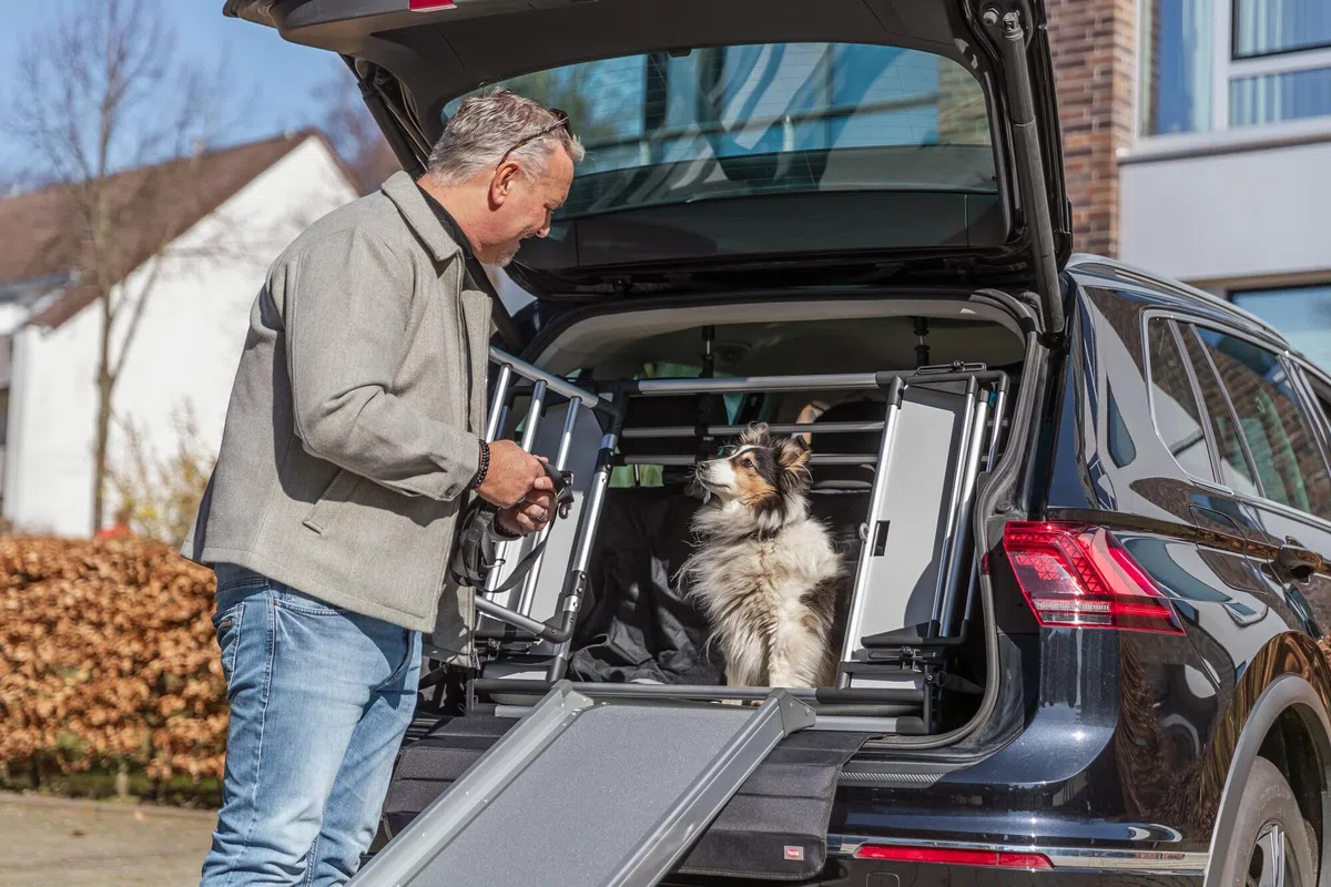TRIXIE - Grille arrière Universelle pour Voiture, pour Chien Taille 94 à 114 x 69 cm - TR-13201