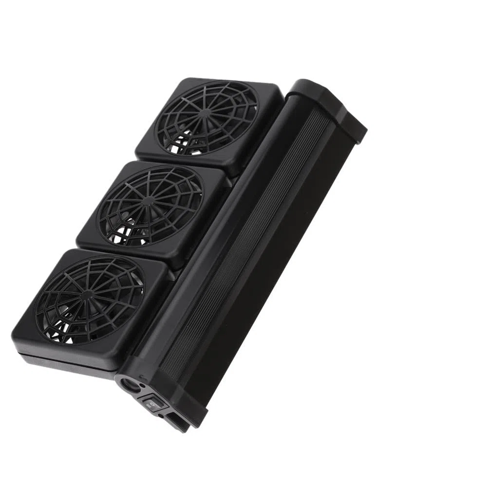 Ventilateur de refroidissement réglable pour aquarium, 2 niveaux pour eau salée/eau douce (3 ventilateurs)