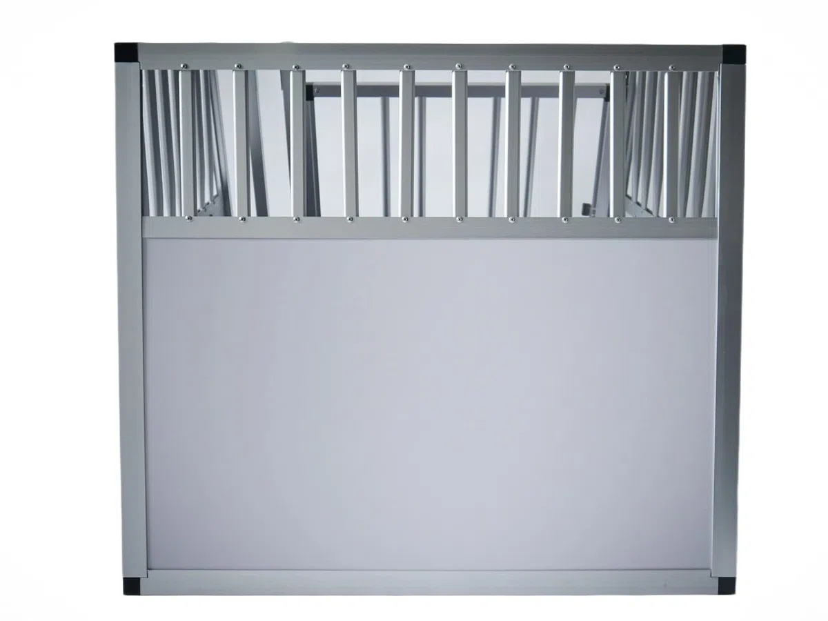 Doghead Boîte de transport pour chien en aluminium - 80 x 85 x 69 cm - Confort - Boîte de transport pour chien