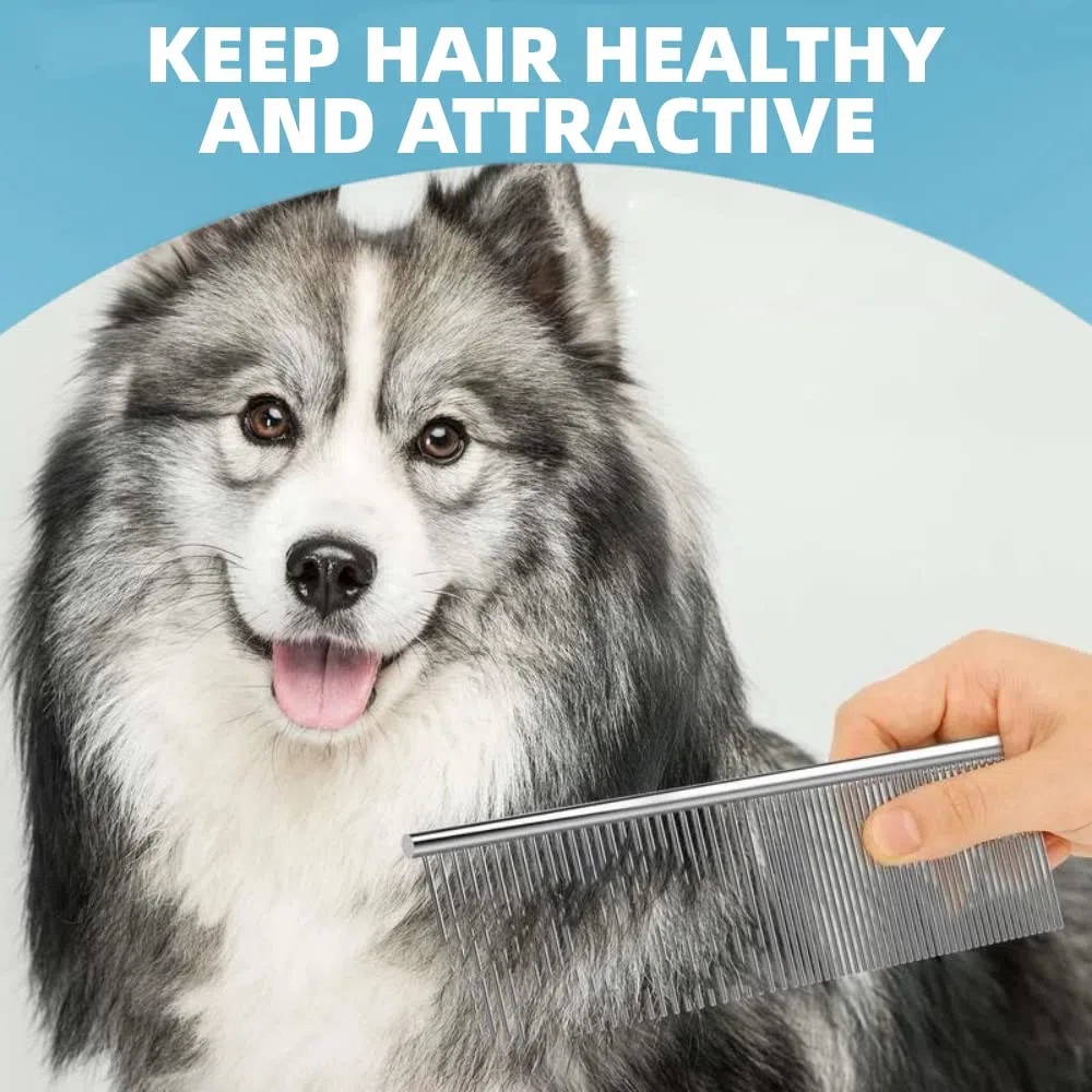 Brosse pour chien – Peigne démêlant double face, brosses pour chats à poils longs et courts, brosse de toilettage pour chat – Brosses de toilettage pour chiens et chats