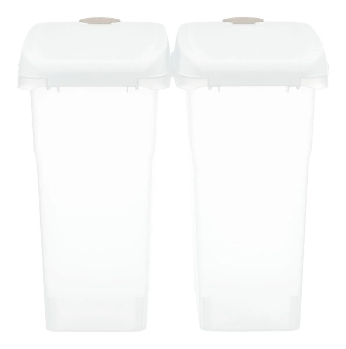 Trixie Baril de Nourriture Transparent/Blanc 15 L/22 x 41 x 33 cm