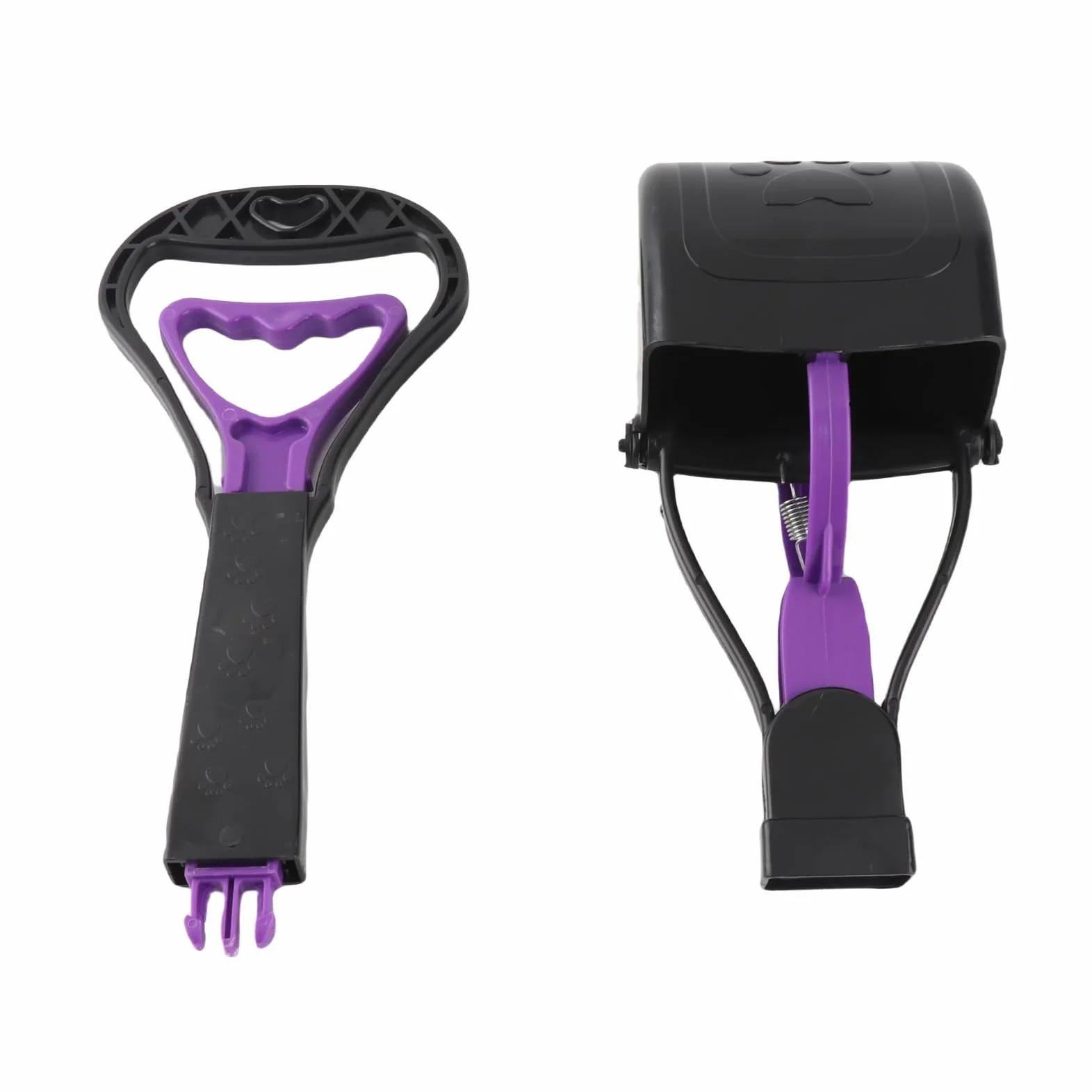 Alomejor Pelle à Crottes de Chien à Long Manche, Outil Pratique de Nettoyage des Déchets d'animaux de Compagnie pour Chiens de Taille Moyenne à Grande, Pelle à Crottes Ergonomique pour Une