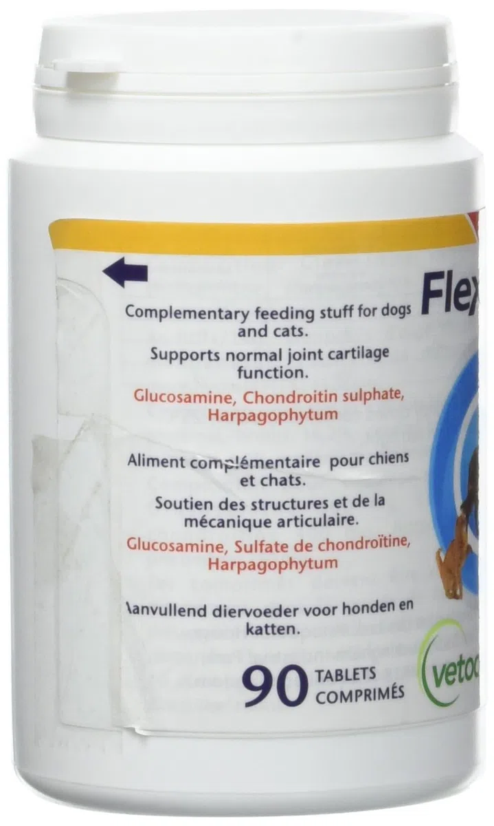 Vetoquinol Flexadin Complément Alimentaire Flacon de 90 Comprimés Sécables