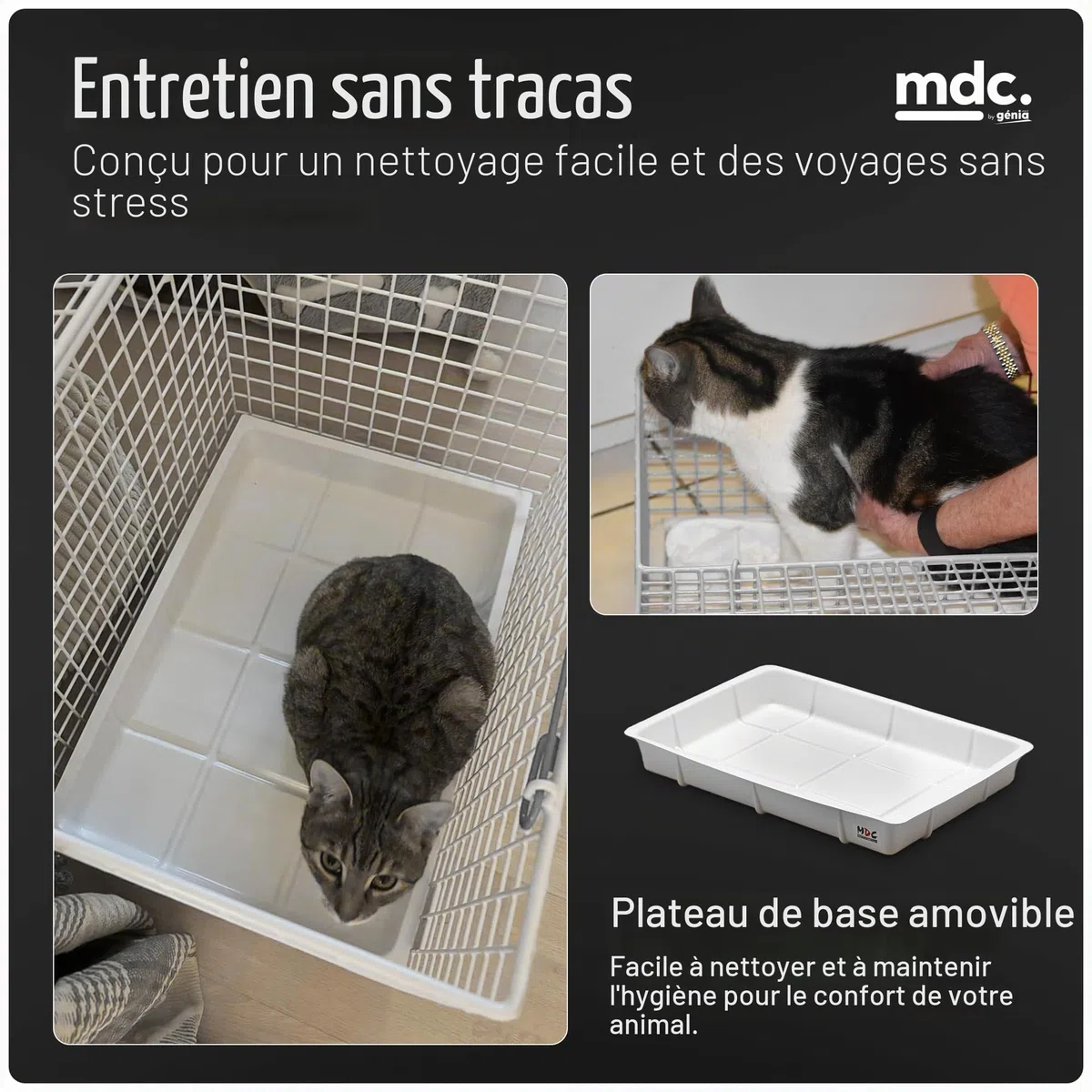 MDC Cage de transport métallique