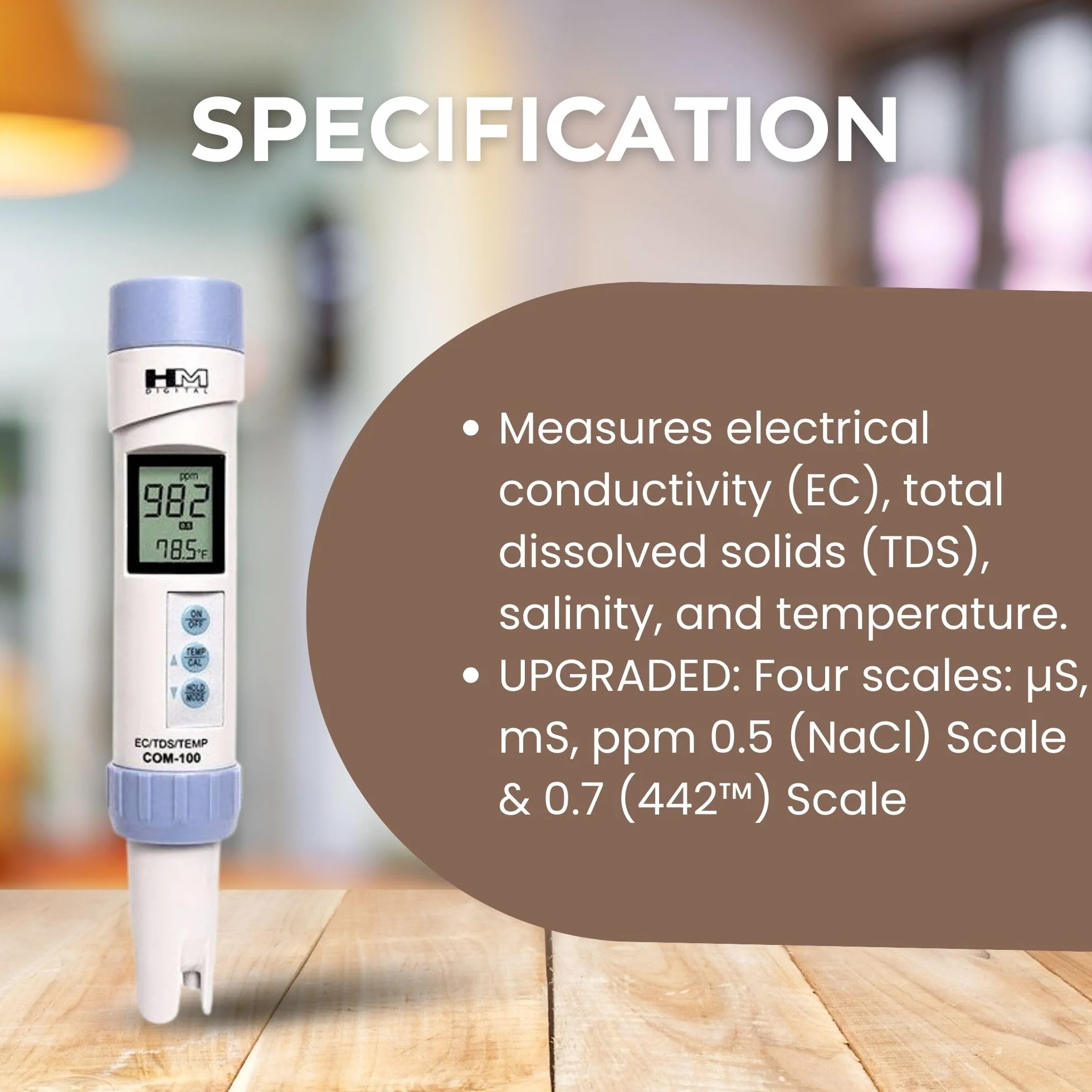 Waterproof Combo Meter