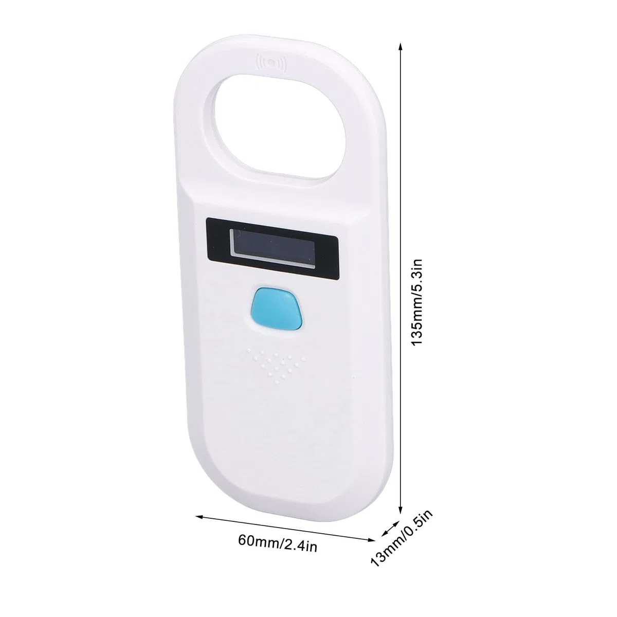 Lecteur D'étiquettes à Micropuce, Rechargeable par USB, Scanner D'étiquettes D'Animaux, Scanner D'identification de Puces pour Animaux de Compagnie, Lecteur de Puces pour Chiens,
