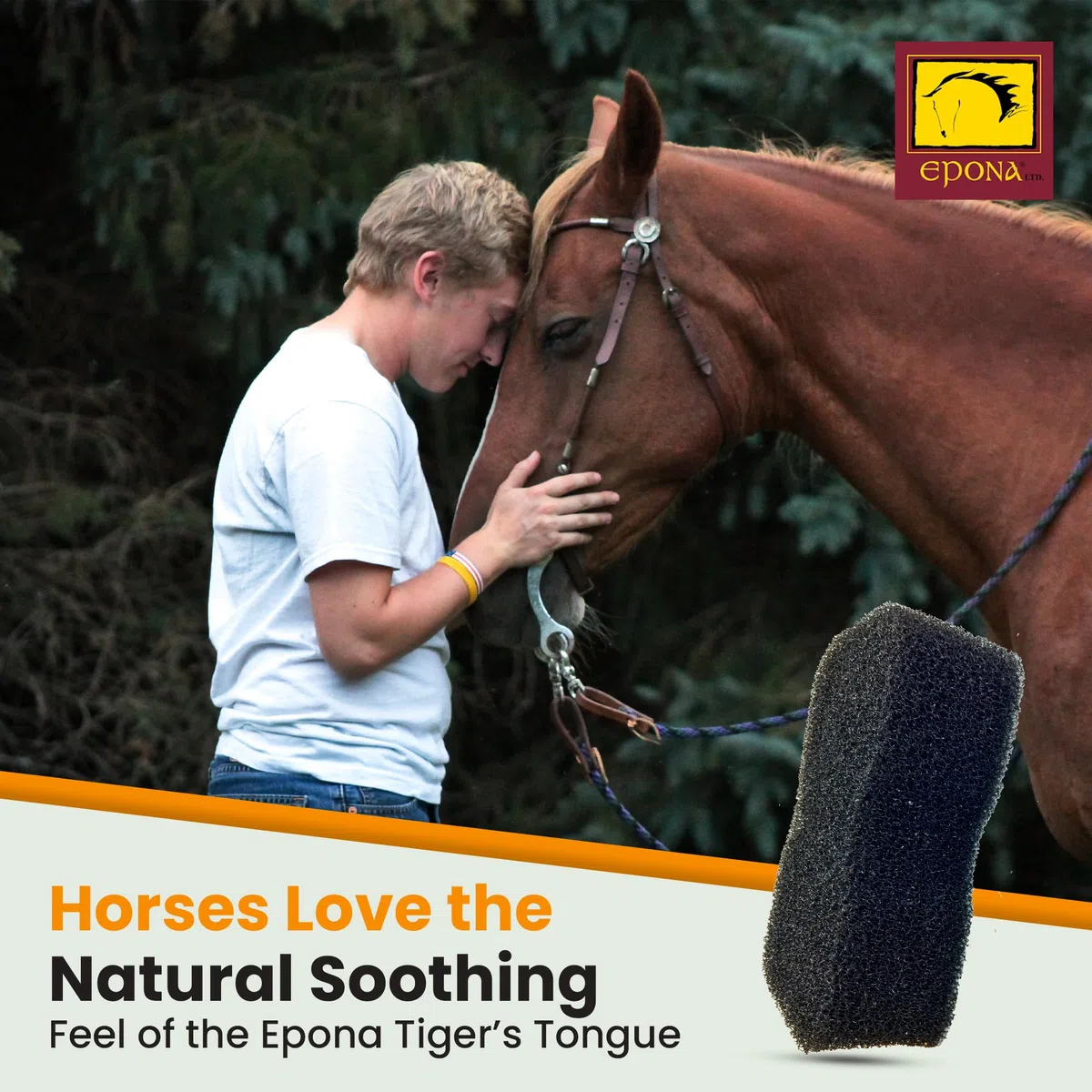 Epona 0757475332685 Tiger's Tongue Horse Groomer