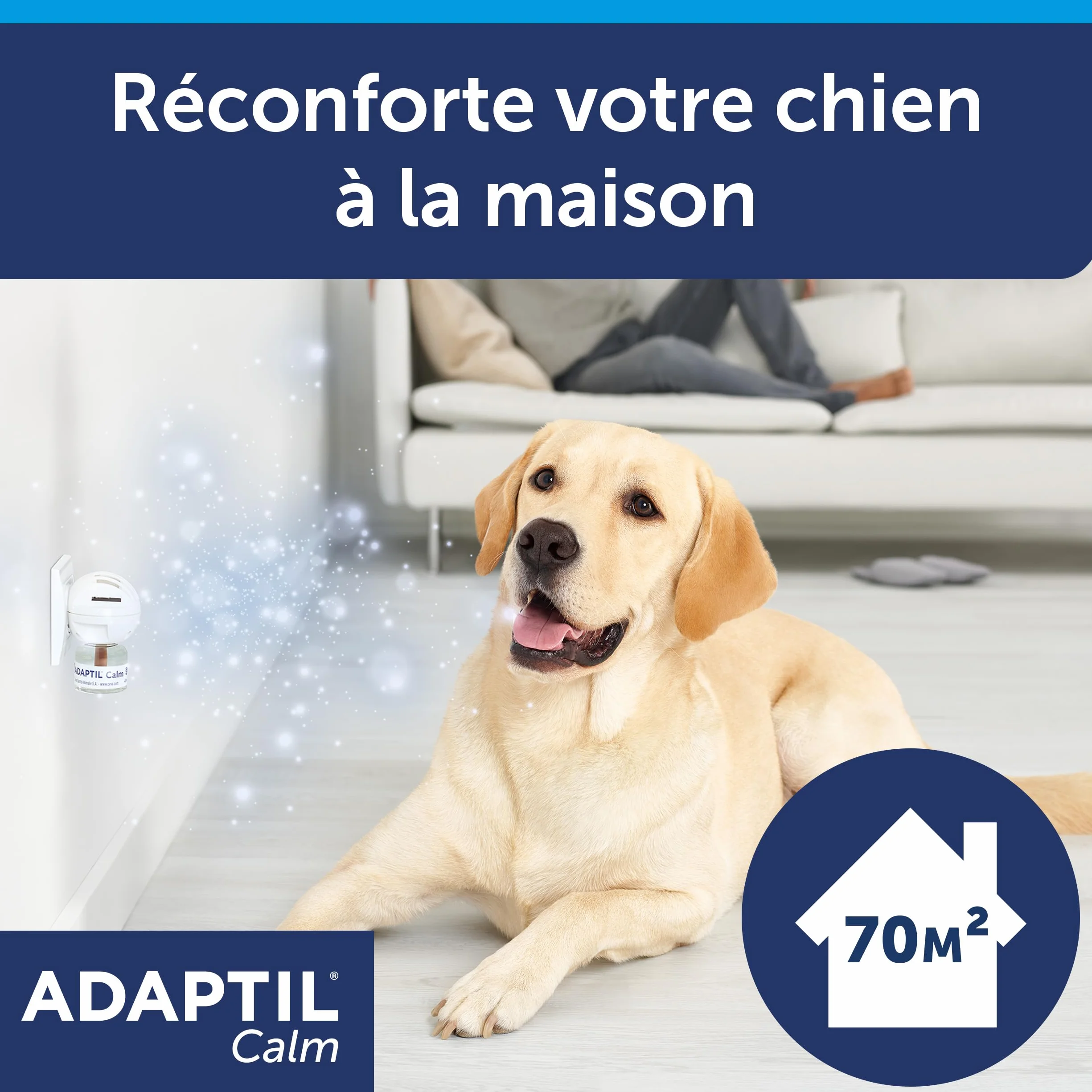 ADAPTIL Calm – Anti-stress pour chien – Diffuseur + Recharge 48 ml