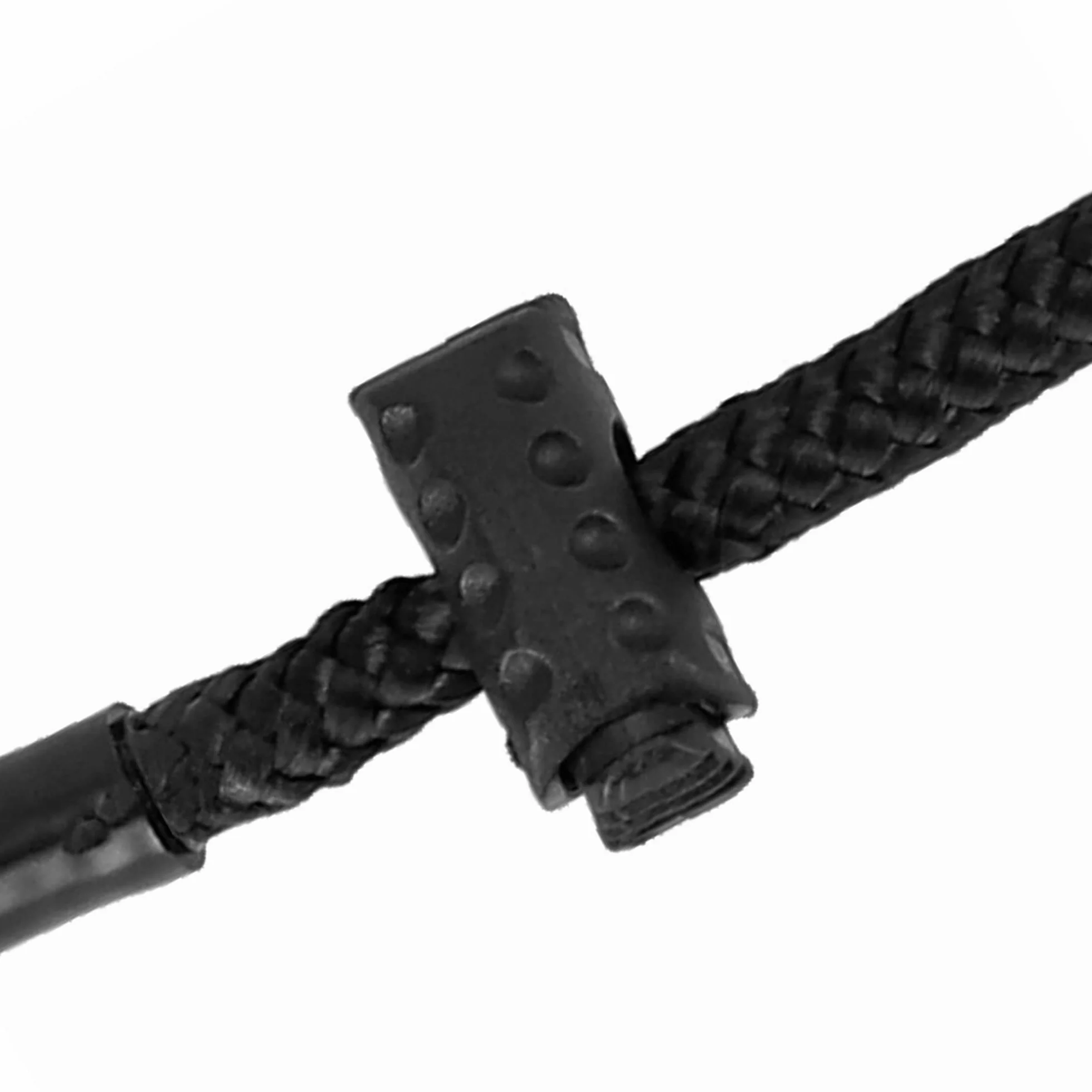 Dingo Gear S04059 Collier étrangleur pour Dressage de Chien Fait Main en Cordon avec limiteur, étanche, Noir, S