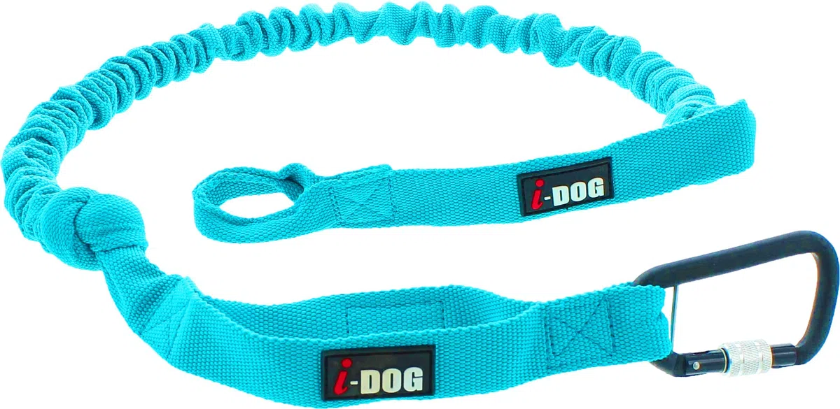 Longe Opale Gamme ALM Coloris Bleu cani Cross, cani Rando, cani Jogging, cani Trail, Utilisation Intense Sportive ou Loisirs, I-dog est Une Marque Française. (Long Strong Dog, 240)