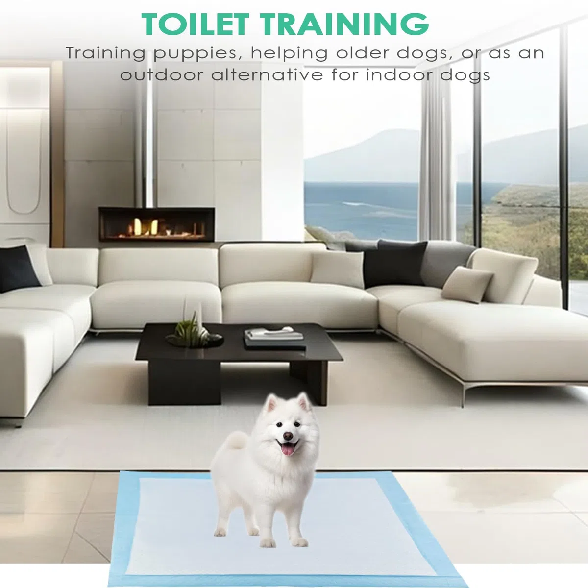 60 Pièces Alaise pour Chien, 60 x 90cm Alese Chiot, Tapis Absorbant Chien, Apprentissage de la Propreté Anti-Fuite Résistante Impermeable, Alese Jetable Séchage Rapide