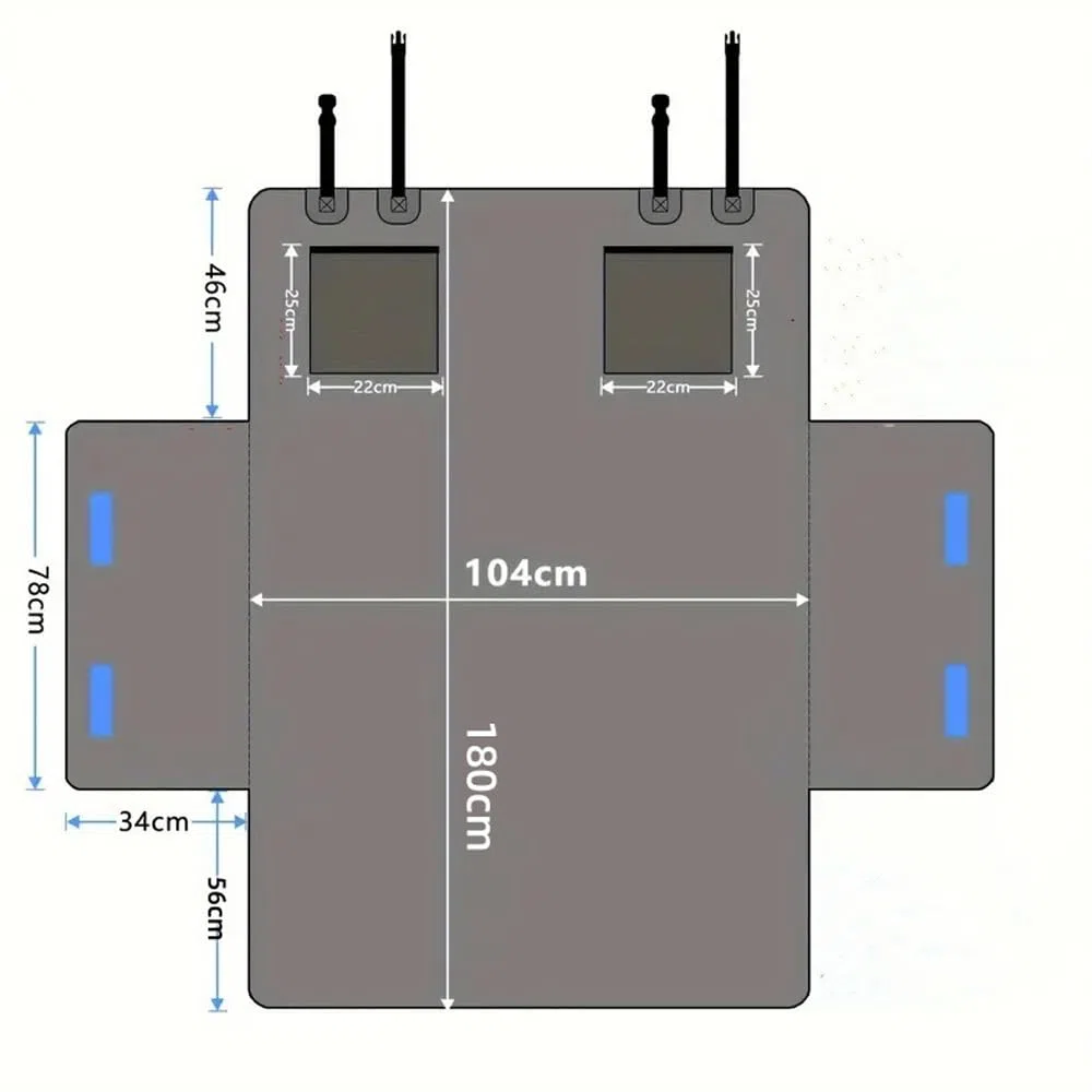 Housse de Protection pour Coffre de Citroën Berlingo 3 (III) I 2018-2024, Couverture et Tapis de Protection Chien pour Voiture