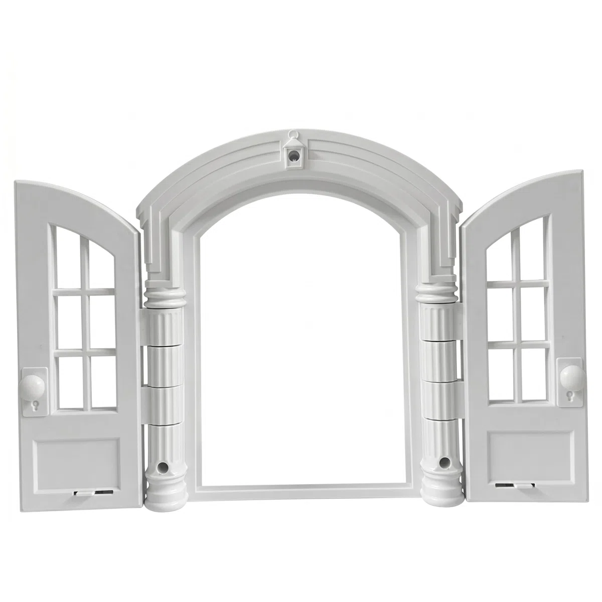 Porte intérieure pour chat, porte intérieure pour chat sans rabat pour chats et petits chiens, portes sécurisées et verrouillables pour animaux de compagnie, blanc, 9, 45 × 10, 83 × 2, 83 pouces, fou