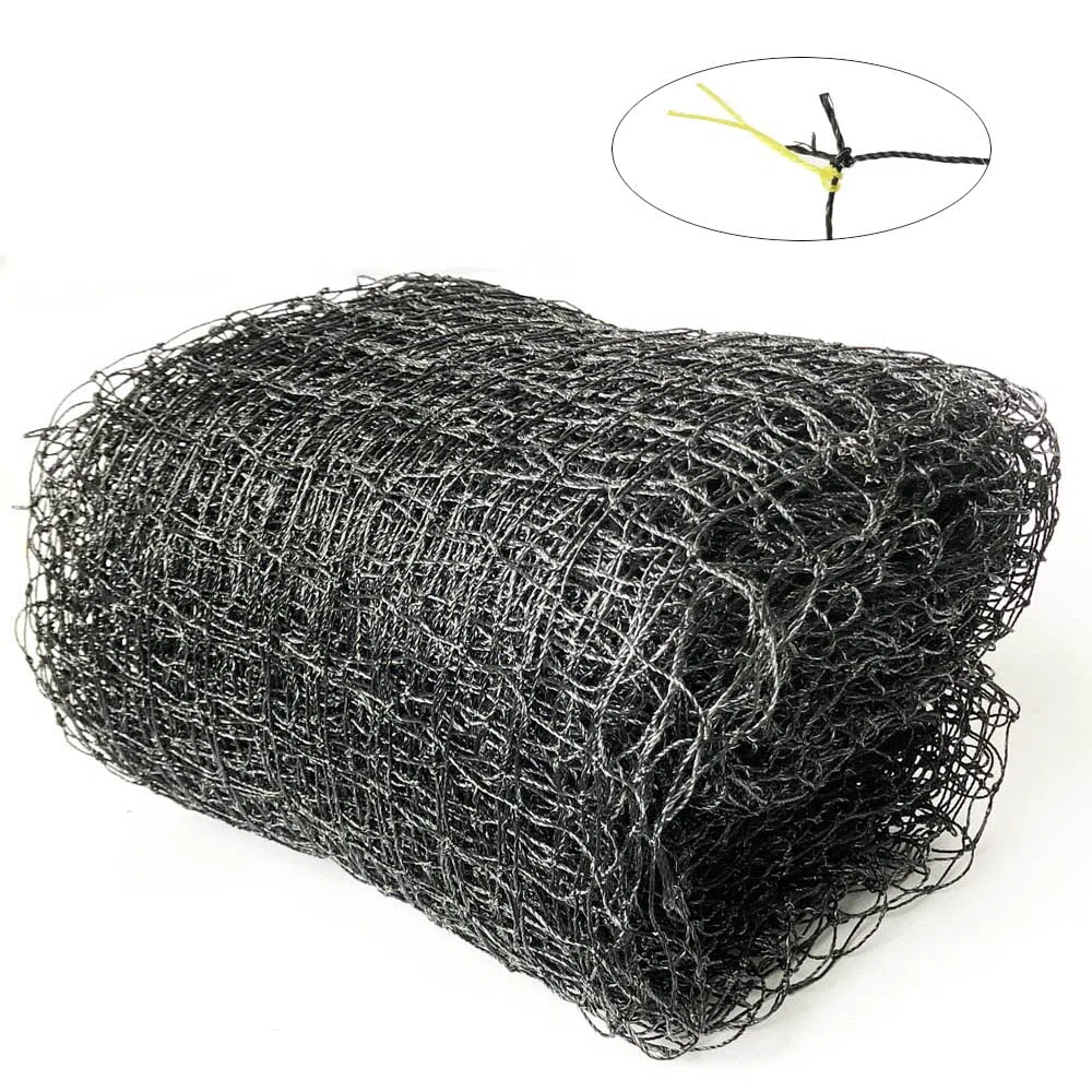 Filet de sécurité pour Chat (Filets de Balcon) avec Fil renforcé, 6x3m; résistant aux morsures; Noir