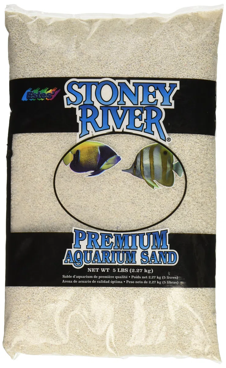 Stoney River Blanc Aquatique Sable Aquariums d'eau Douce et Marins, Sac de 2,3 Kilogram