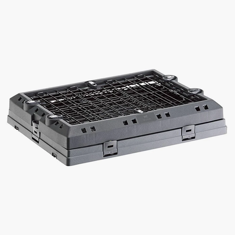 Cage Pliable pour chiens de taille moyenne SUPERIOR 90 Clôture métallique, avec Séparateur, Double verrouillage