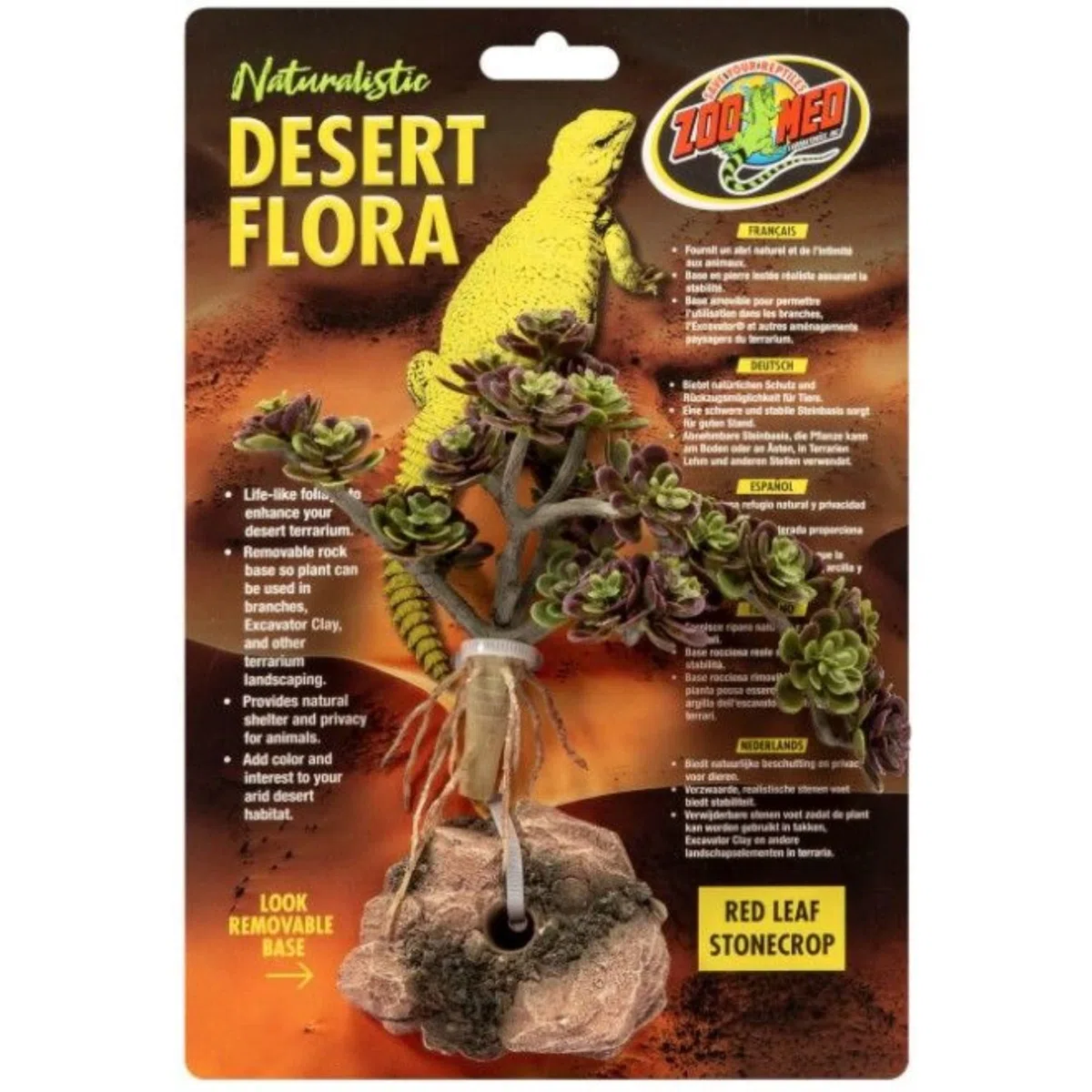 Zoo Med Red Leaf Plante pour terrarium