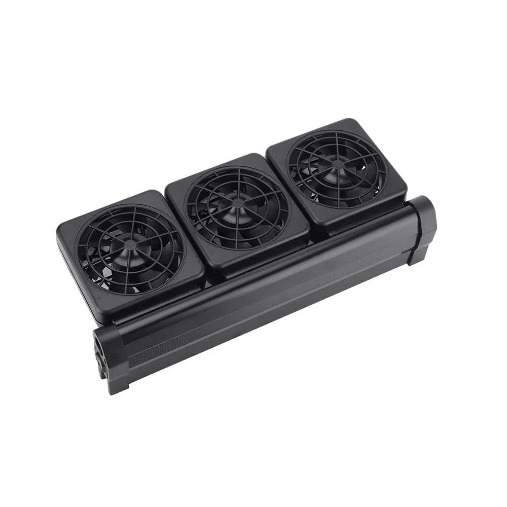 Ventilateur de refroidissement réglable pour aquarium, 2 niveaux pour eau salée/eau douce (3 ventilateurs)