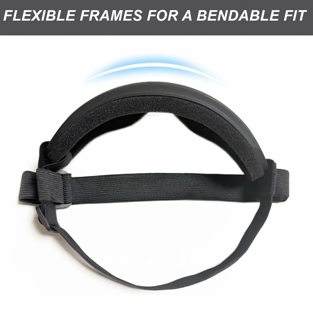 Lunette pour Chien, Lunettes de Soleil pour Chiens, Lunette de Protection des Yeux pour Chien, Lunettes Anti-UV pour Chiens, Imperméables, Coupe-Vent