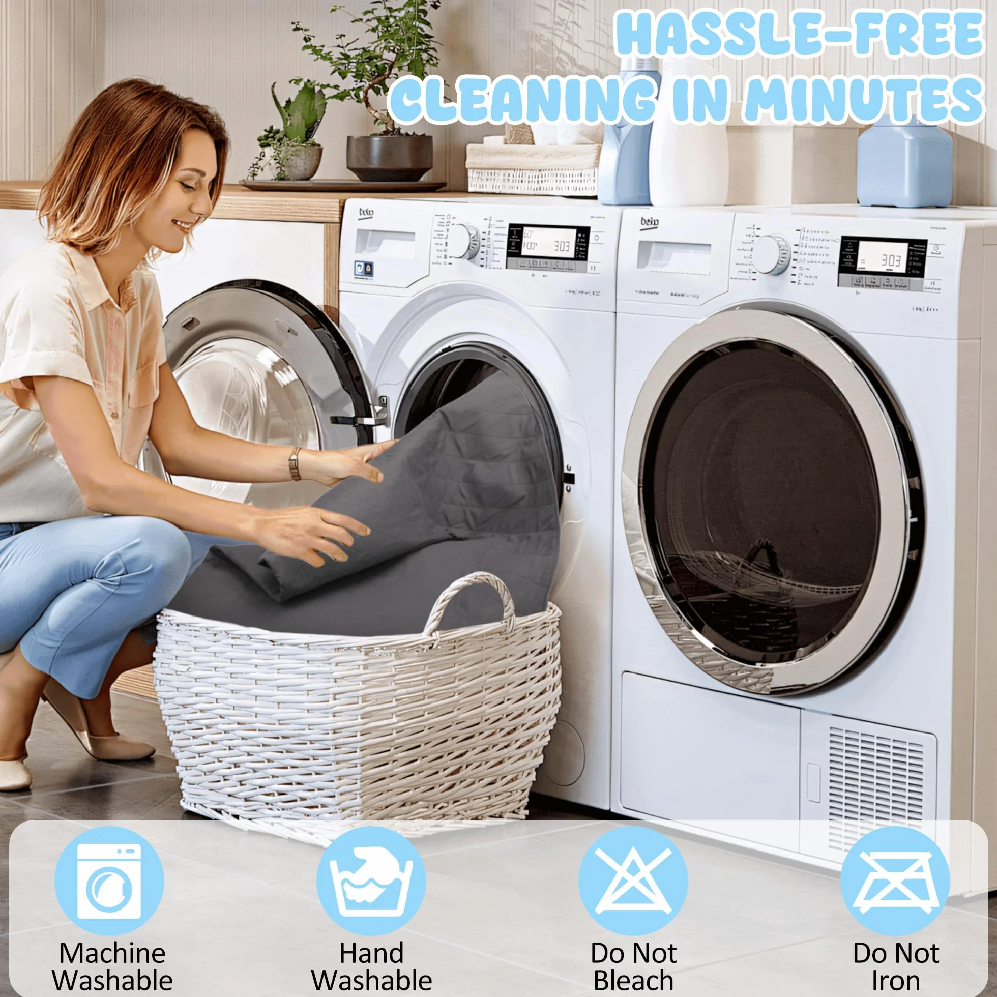 Housse de canapé imperméable pour chien et animal domestique - Lavable - Réversible - Anti-rayures - Résistante aux poils d'animaux - Pour chiot, chiens et chats de taille moyenne et grande